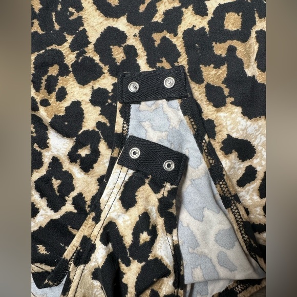GAZE Leopard Print Bodysuit, Size Small, NWOT - Picture 4 of 9